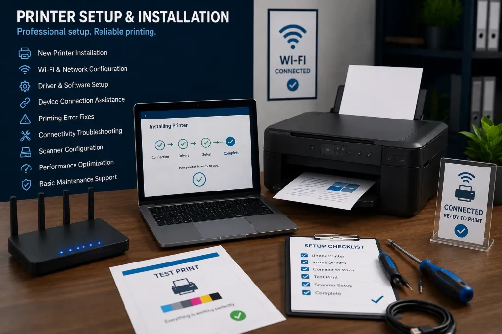 Printer Setup & Installation